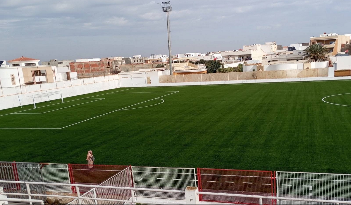 الملعب البلدي بالجم يستعيد بريقه في حلة جديدة