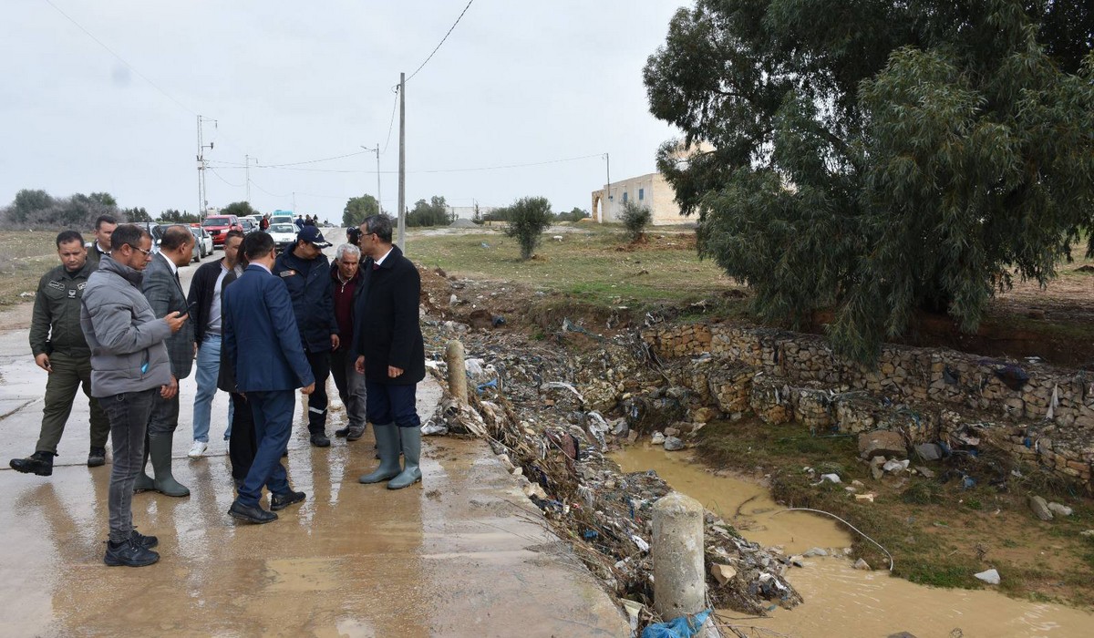 بوفيشة :الوقوف على وضعية الأودية ومجاري المياه
