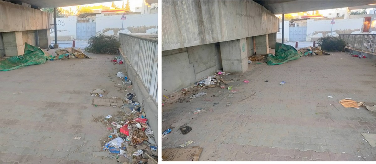 صفاقس : بالصّور.....أسفل الطريق  الحزامية مشهدا مُقرفا !!!