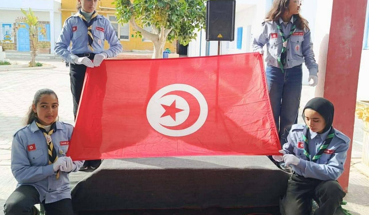فوج اللوزة للكشافة التونسية ينظم حفل تأدية الوعد الكشفي