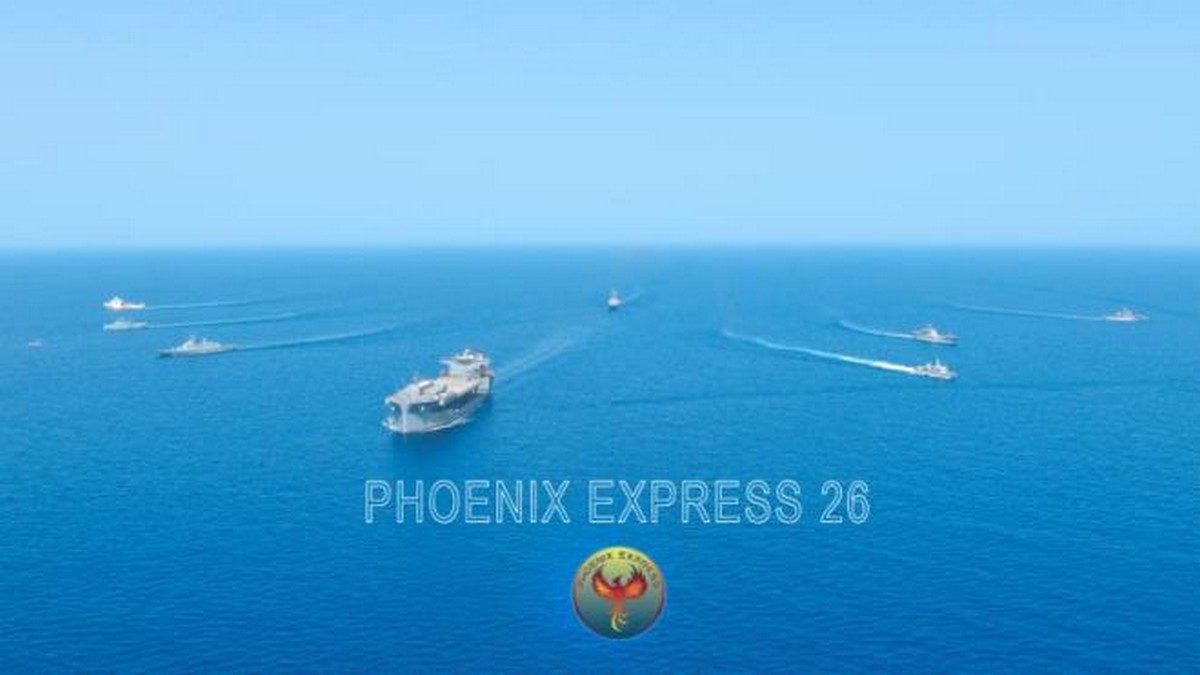 افتتاح التمرين البحري متعدد الأطراف بالقاعدة البحرية بحلق الوادي