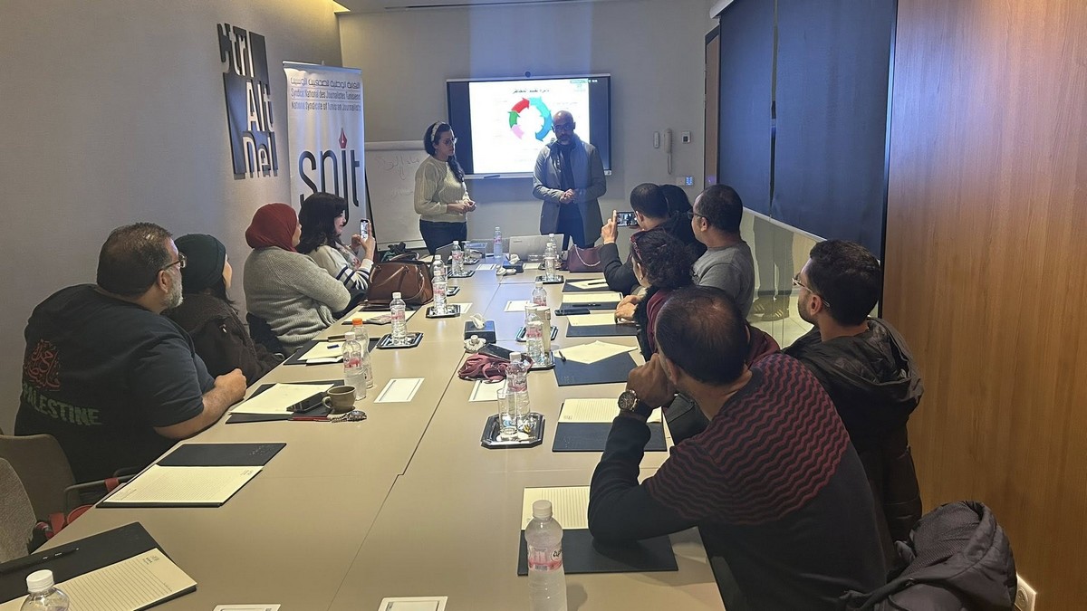 اليوم الأوّل من الدورة التدريبية حول السلامة المهنية لفائدة الصحفيين/ات
