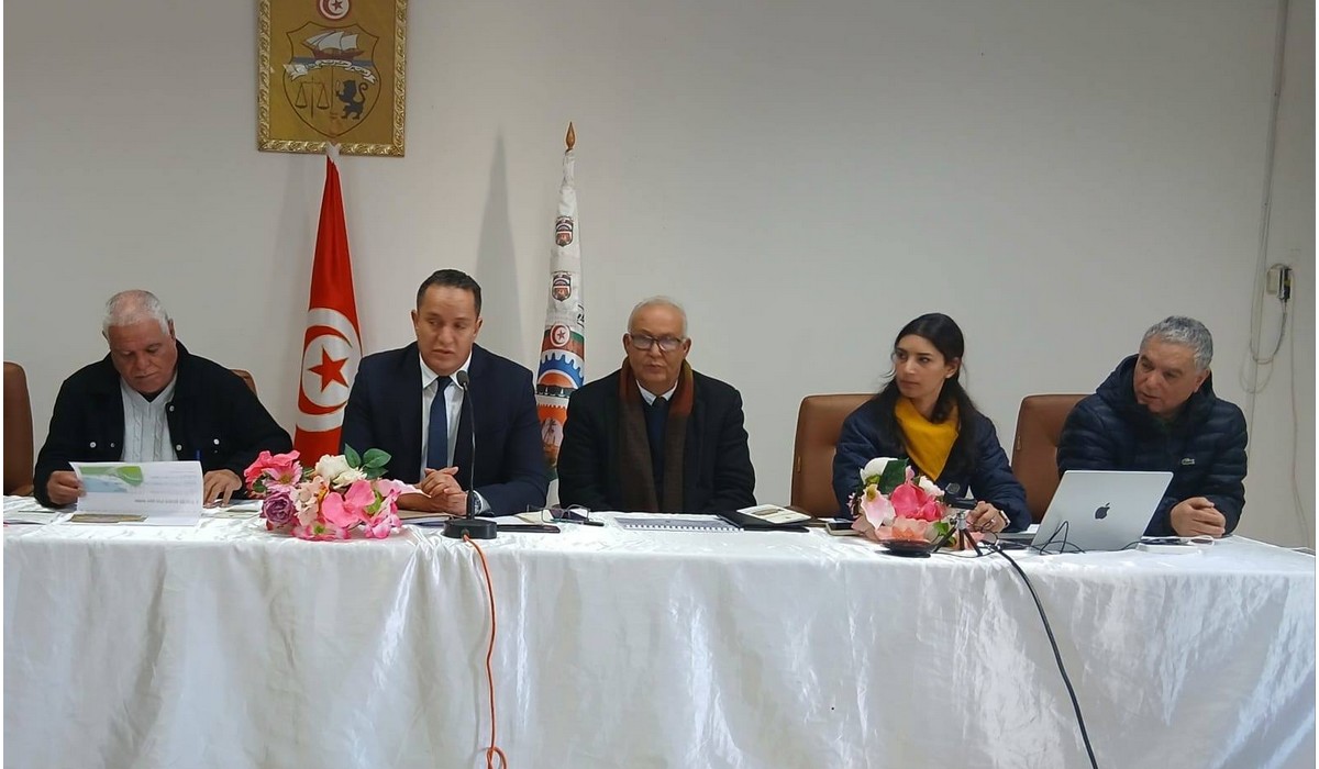 جلسة عمل  لدراسة مشروع إنتاج الكهرباء من طاقة الرياح بمعتمدية القطار