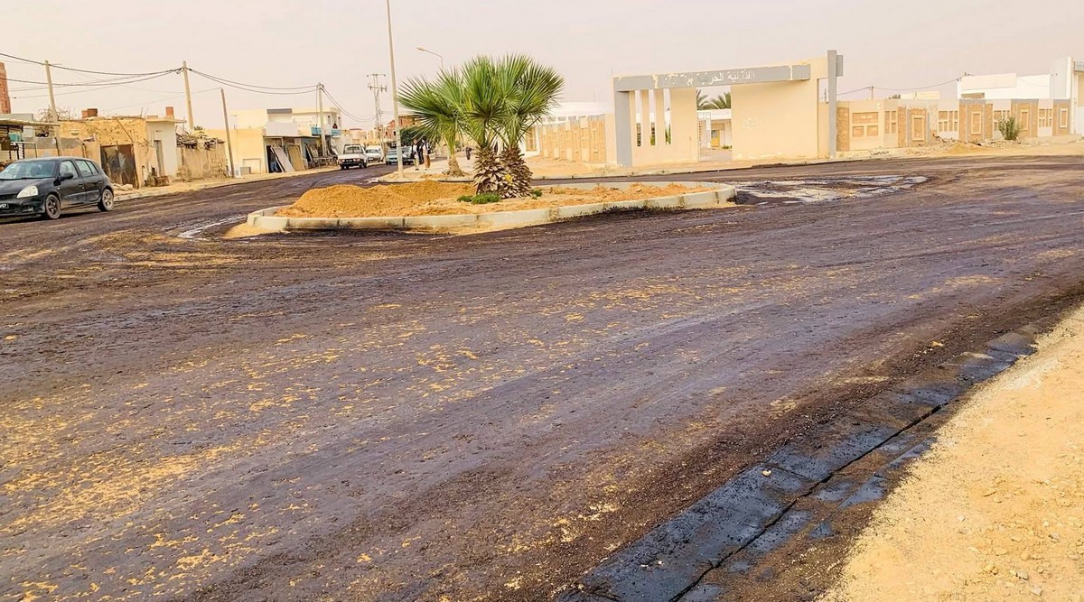 بن قردان : انطلاق أشغال تهيئة مفترق طريق ملعب 7 مارس