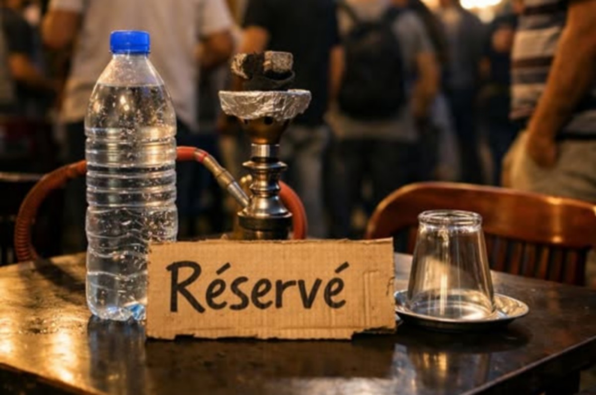 في القهاوي الشعبية: وقتاش ولات الطاولة تتحجز بدبوزة ماء ولا شيشة ...اشرف  المذيوب