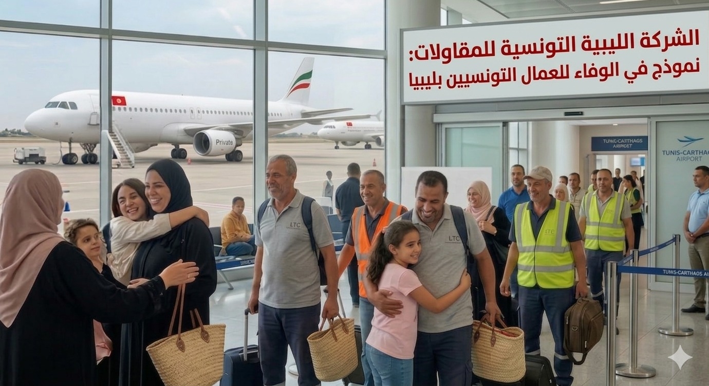 الشركة الليبية التونسية للمقاولات: نموذج في الوفاء للعمال التونسيين بليبيا.