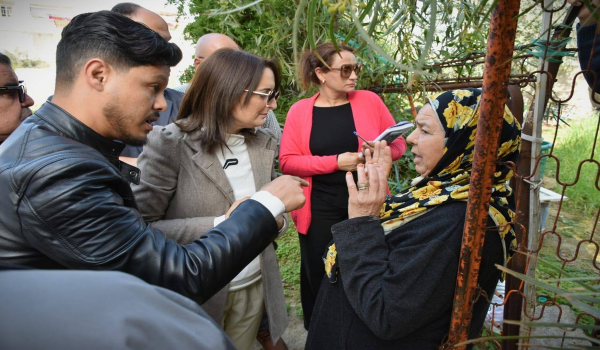 المكلفة بتسيير بلدية تونس في زيارة ميدانية إلى منطقة السيجومي