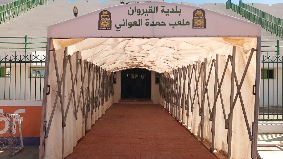 زيارة ميدانية و جلسة عمل حول الملعب البلدي حمدة العواني  بالقيروان