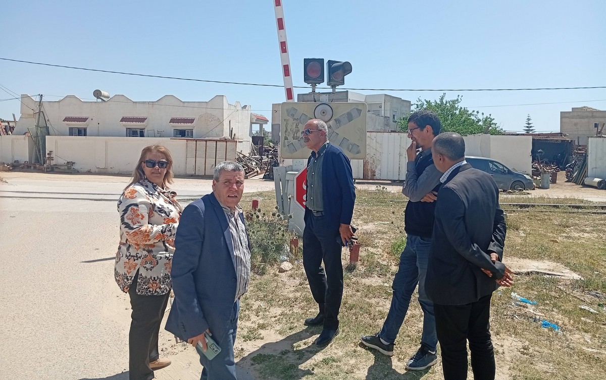 صفاقس ساقية الزيت : زيارة  ميدانيّة للنقط السوداء والتقاطعات  الحيويّة للسكة الحديدية