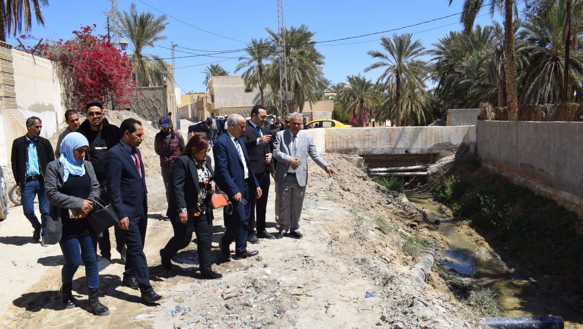 والي توزر يستقبل  المديـر العـام للمندوبيـة العامـة للتنميـة الجهويـة