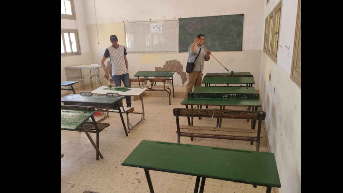 صفاقس تهيئة مركز الامتحان الكتابي بمعهد الهادي شاكر لاحتضان امتحان البكالوريا دورة2026