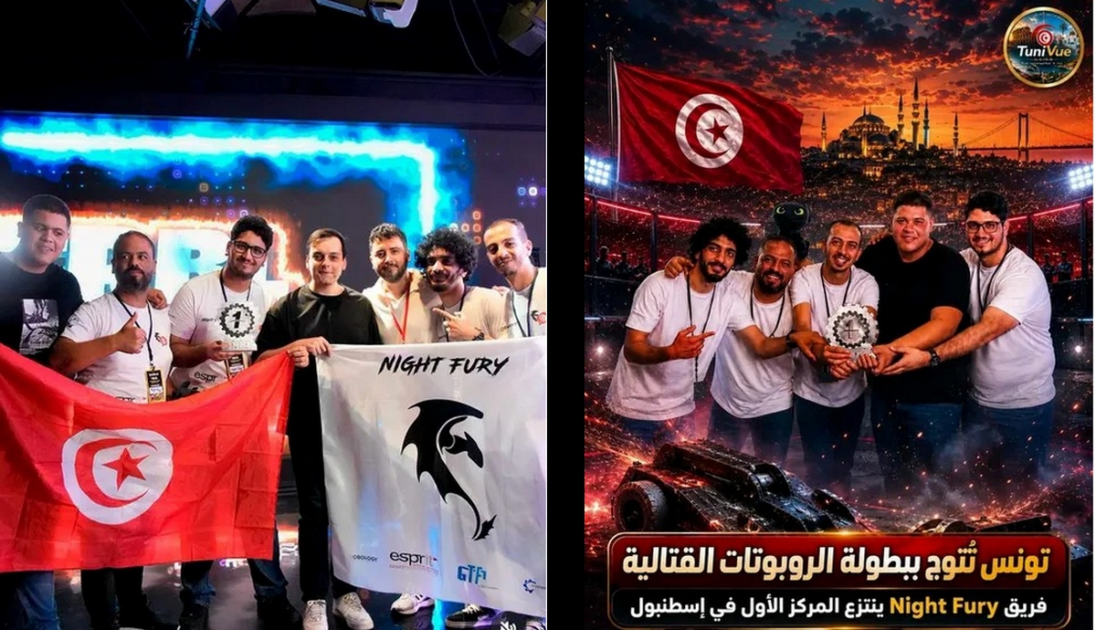 الفوز لـ Robology Club وفريق Night Fury بالمركز الأول في بطولة العالم للروبوتات القتالية