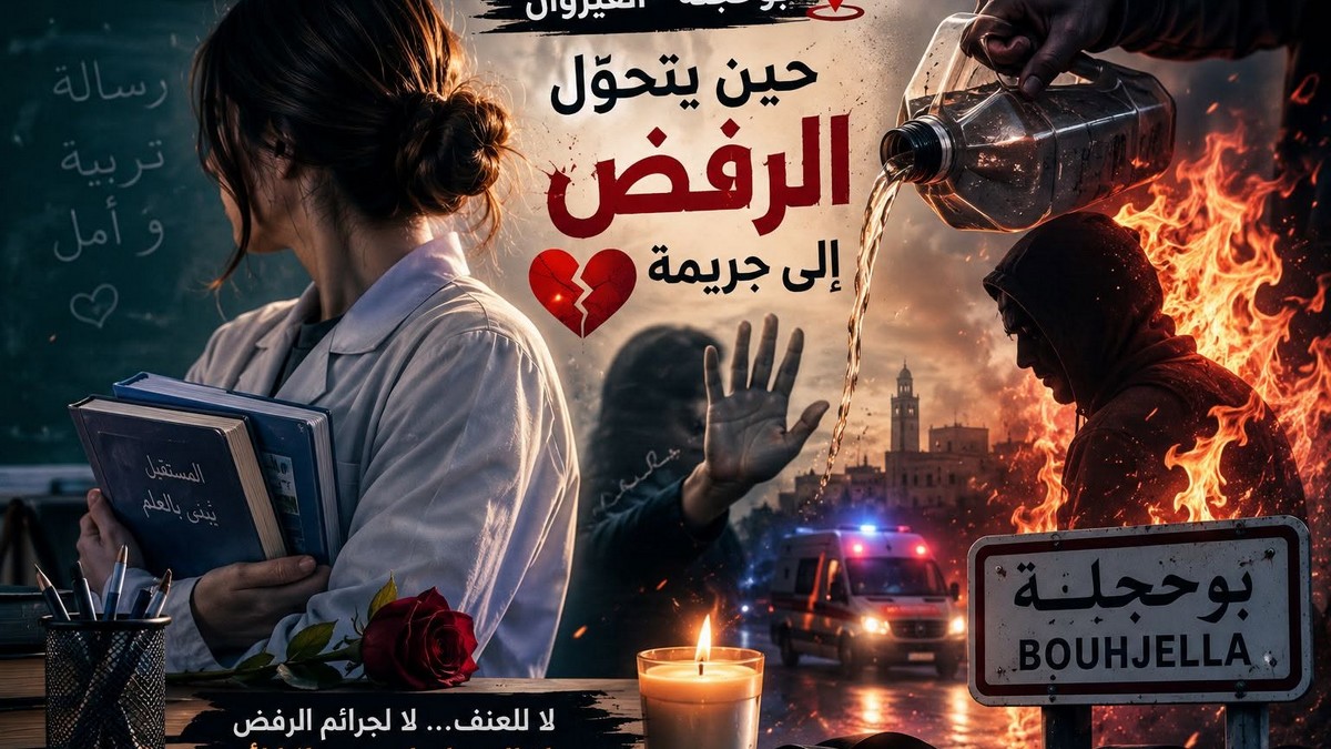 حين يتحوّل الرفض إلى جريمة… مأساة تهزّ بوحجلة…اشرف المذيوب