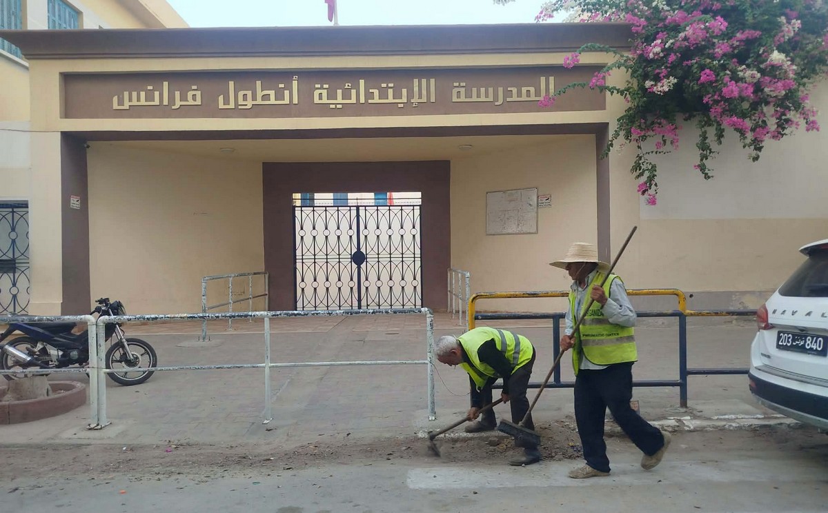 بلدية صفاقس : تكثيف التدخلات بمحيط المؤسسات التربوية