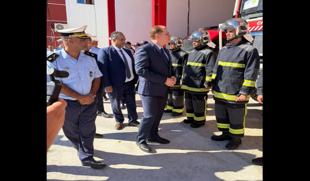 صفاقس: تدشين فرقة الحماية المدنية بجبنيانة بإشراف المدير العام للحماية المدنية ووالي الجهة.