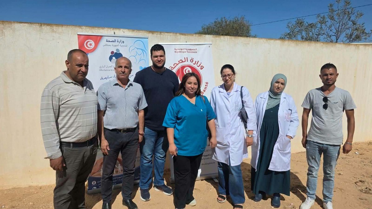 قافلة صحية متعددة الاختصاصات بمنطقة السوينية بمعتمدية بئر علي بن خليفة